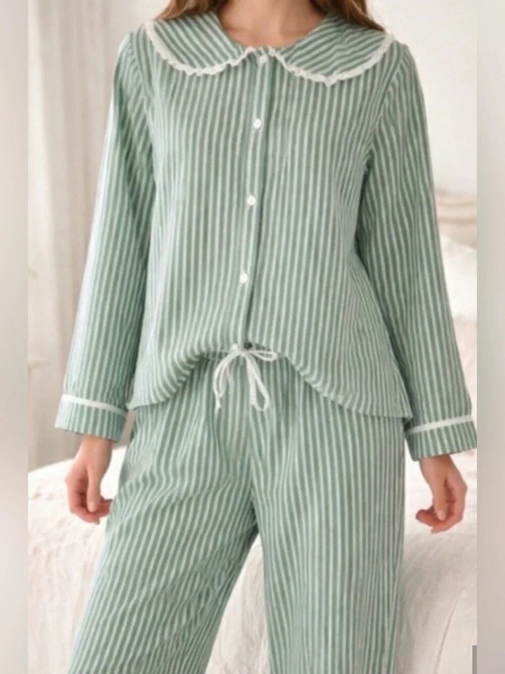 Rachel Ashwell Cotton Pajamas Women’s Small S Shabby Chic Cottagecore Colonial